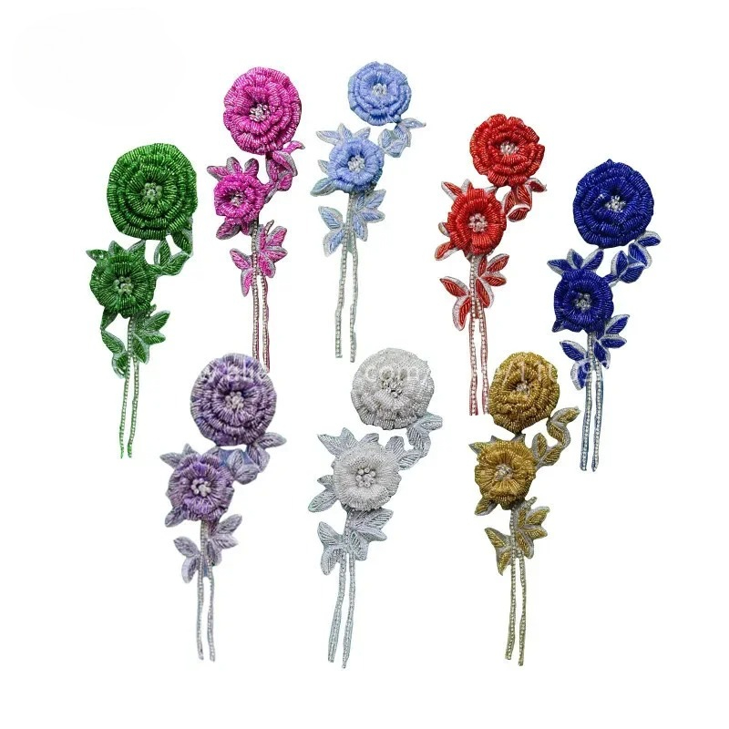 Embroidery Rose - NUOVI fiori al seno rosa con