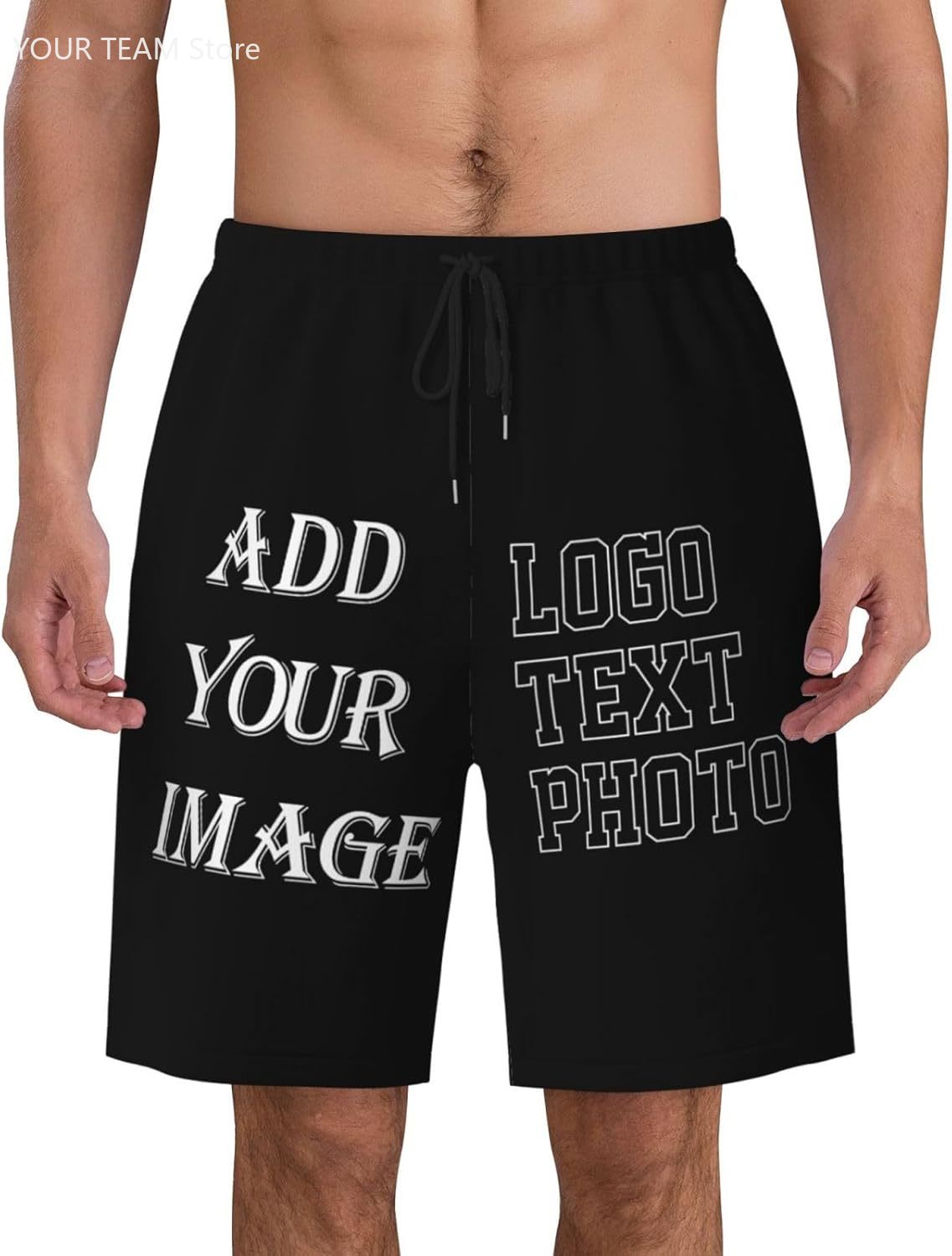 Embroidery Design Logo - Pantaloncini Personalizzati per Uomo, Crea i