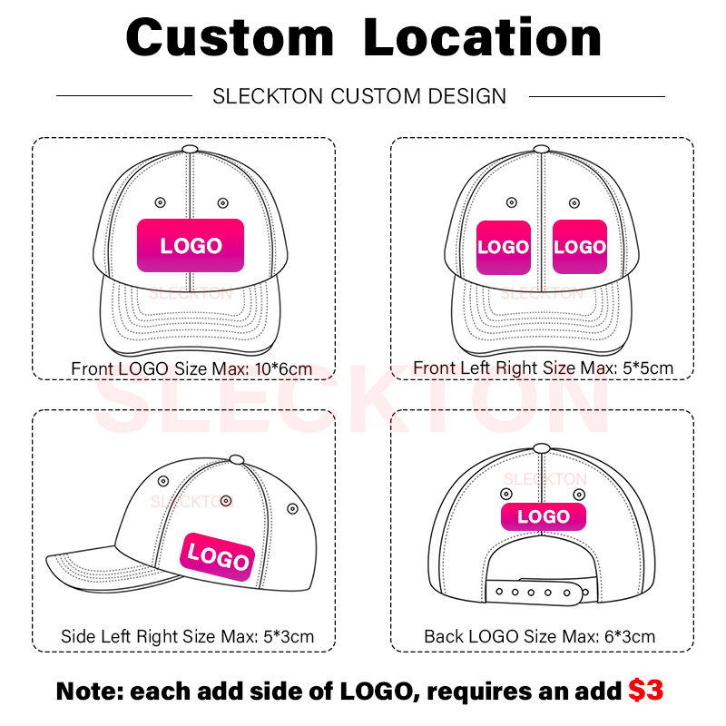 SLECKTON Berretto da baseball  - Embroidery Design Logo recensione e prezzo